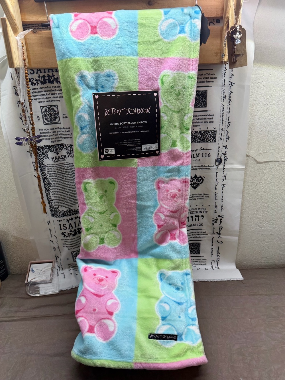 Betsey Johnson Throw Blanket